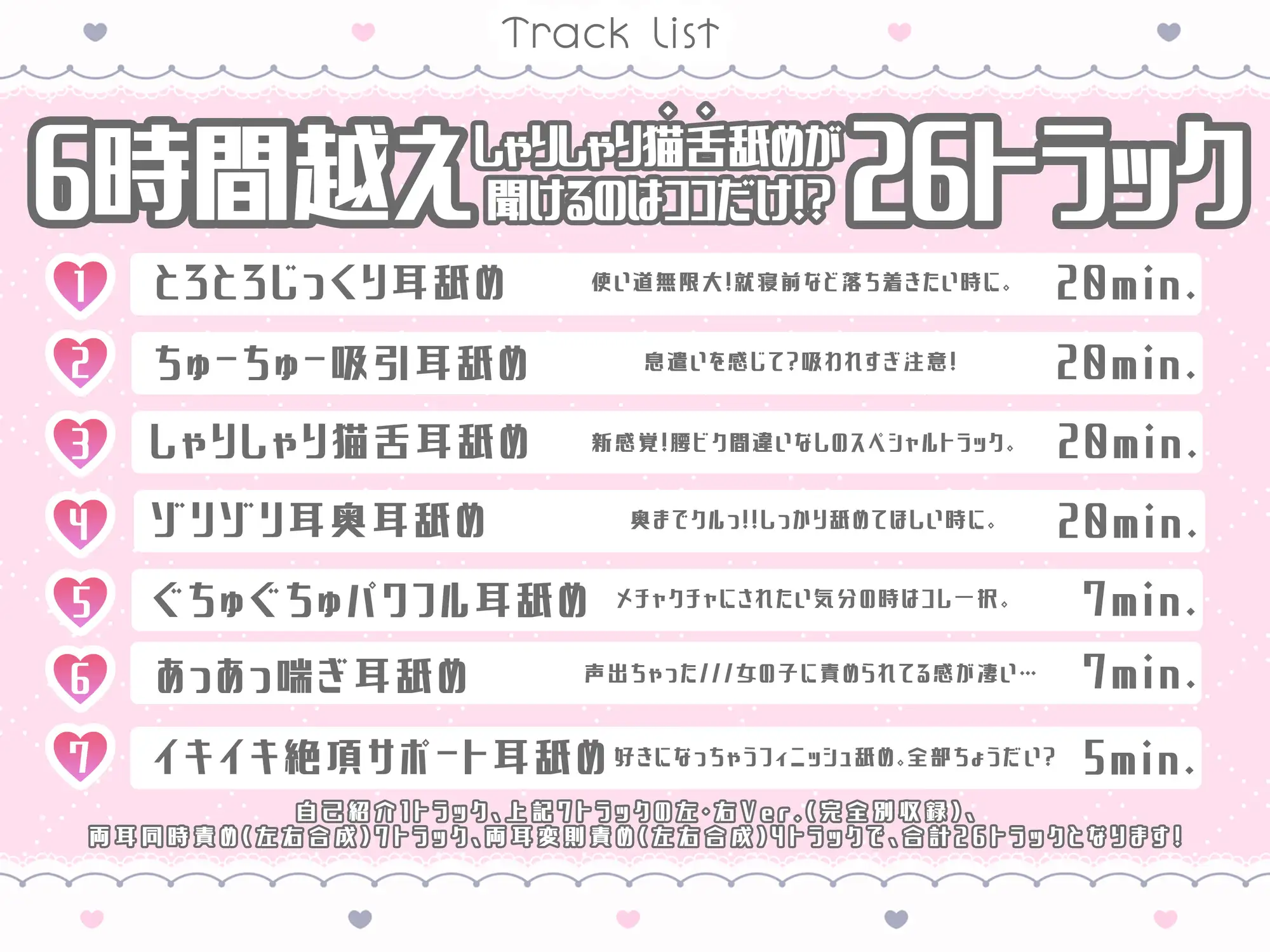 【耳舐め特化】ねっとり6時間、エッチなJKの柔らかい舌で愛される♪極上のASMR作品【KU100】_3