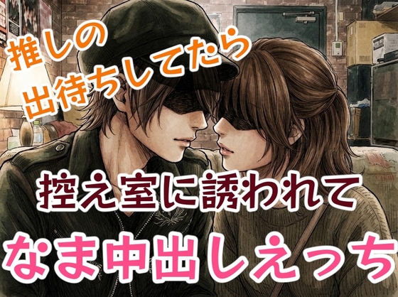 推しのイケメン地下アイドルの出待ちしてたら、こっそり推しから声かけられて控え室で中出し…-0画像
