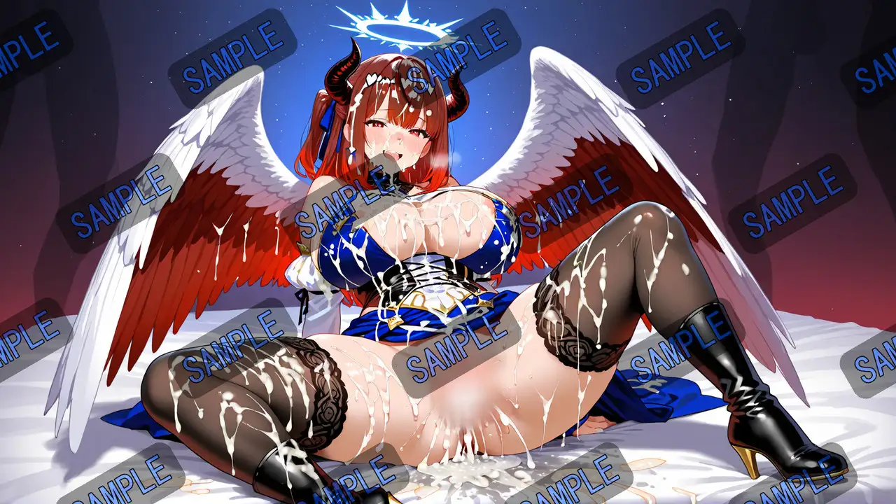 光と闇を纏う彼女 サンプル画像 3