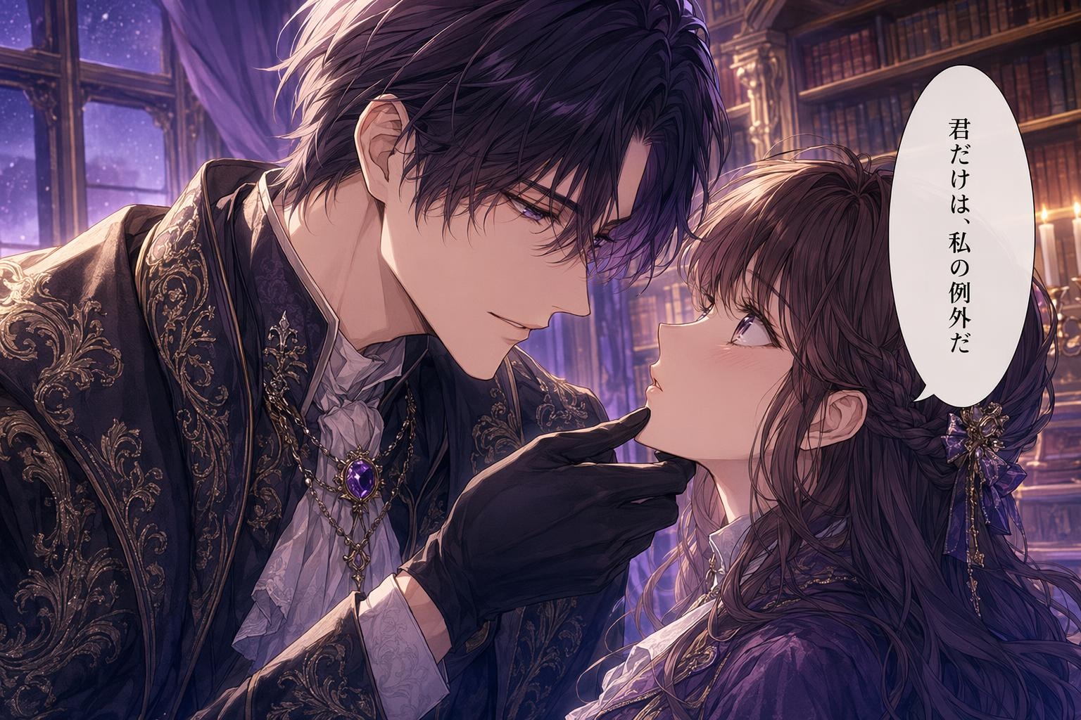 断罪を覆す宰相は、君だけを欲する♡〜知略で君を救い、誰にも渡さぬ執着溺愛〜【悪役令嬢/宰相/逆転/バイノーラル】-4画像