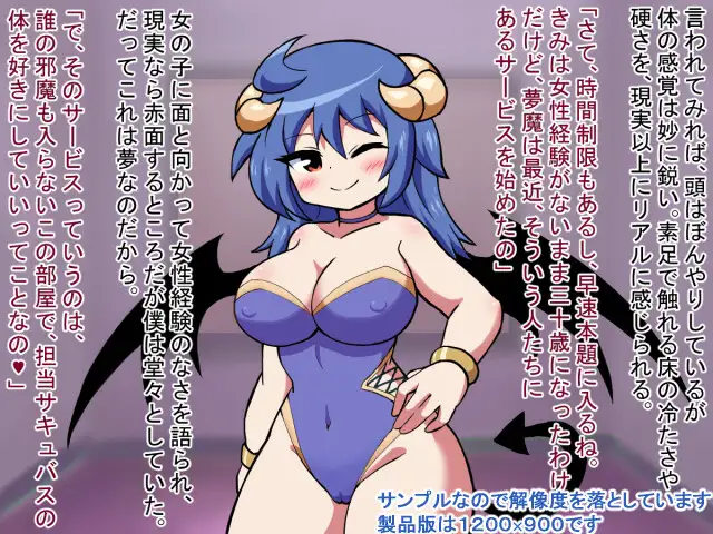 童貞のまま三十歳になるとサキュバスのセックスサービスを受けられる サンプル画像 2
