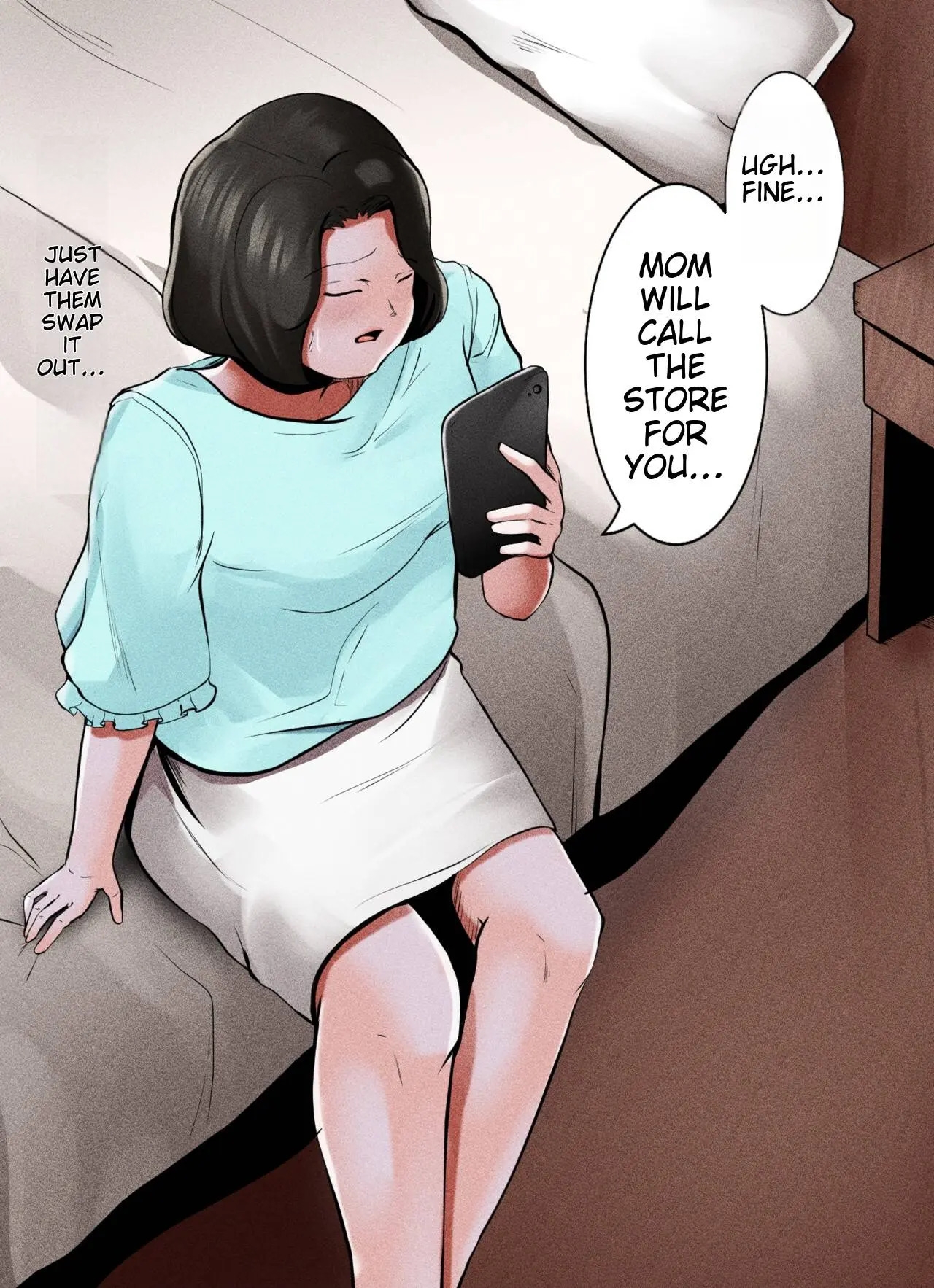 I Called an Escort , but My Mom Showed Up サンプル1