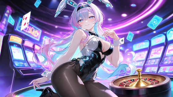 サイバーバニーガール〜ネオン輝く黒タイツファッション〜