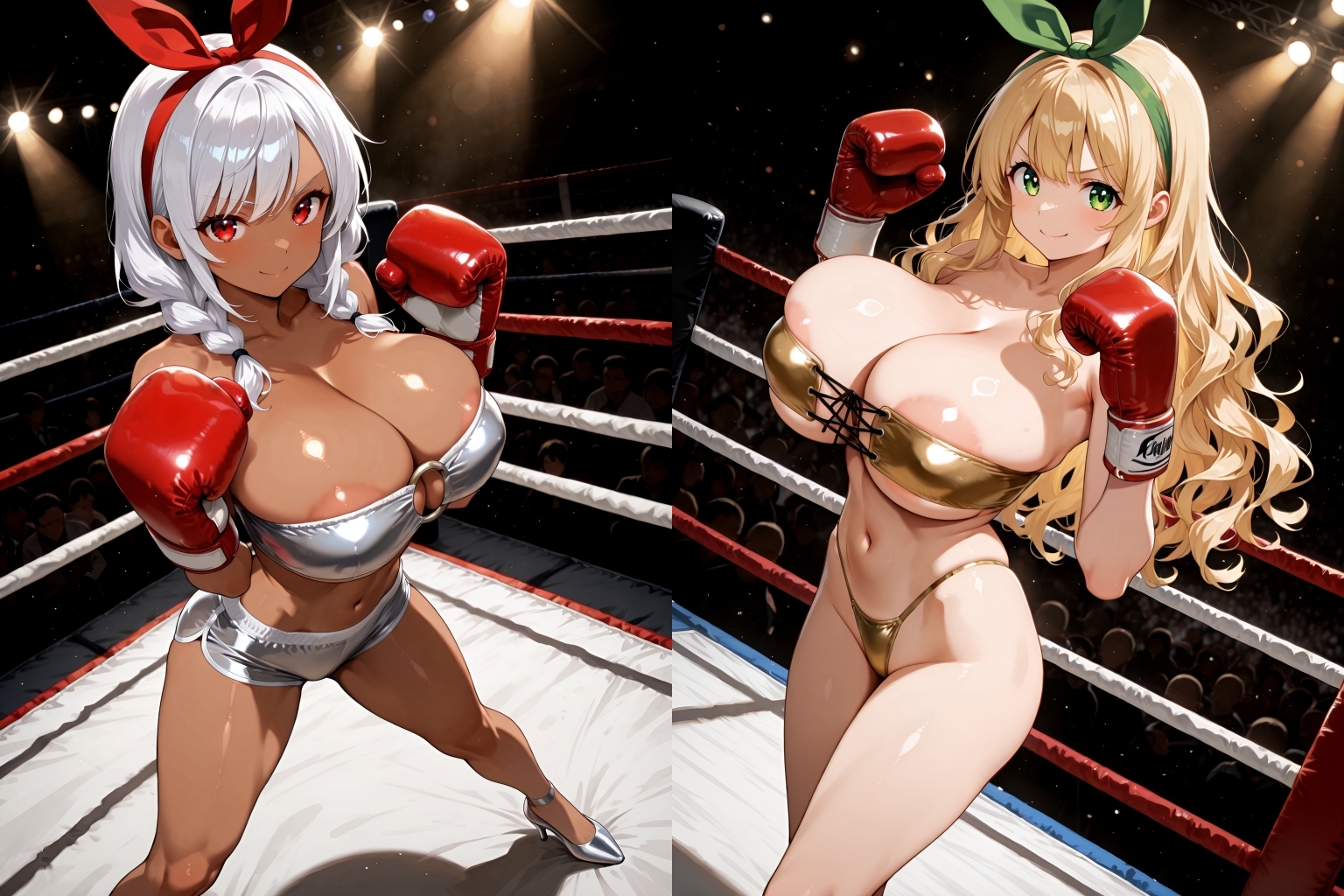 爆乳ドリームマッチ!!ラウンドガールに勝って抱け!! 画像1