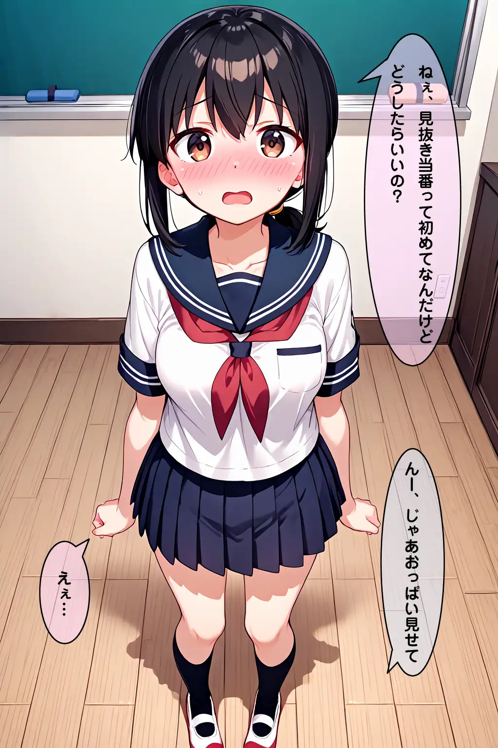 学校で見抜き制度が導入されたので幼馴染で見抜きしたお話 サンプル画像 3