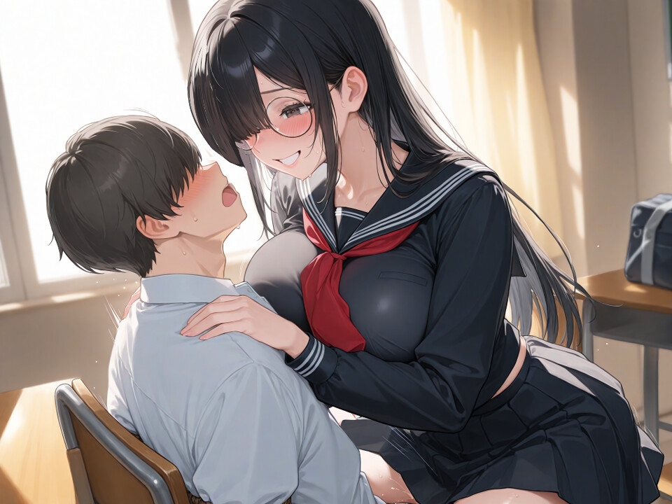 僕は性処理係~サディスティックな委員長から搾り取られる~【女性優位/言葉責め/中出し】 画像2