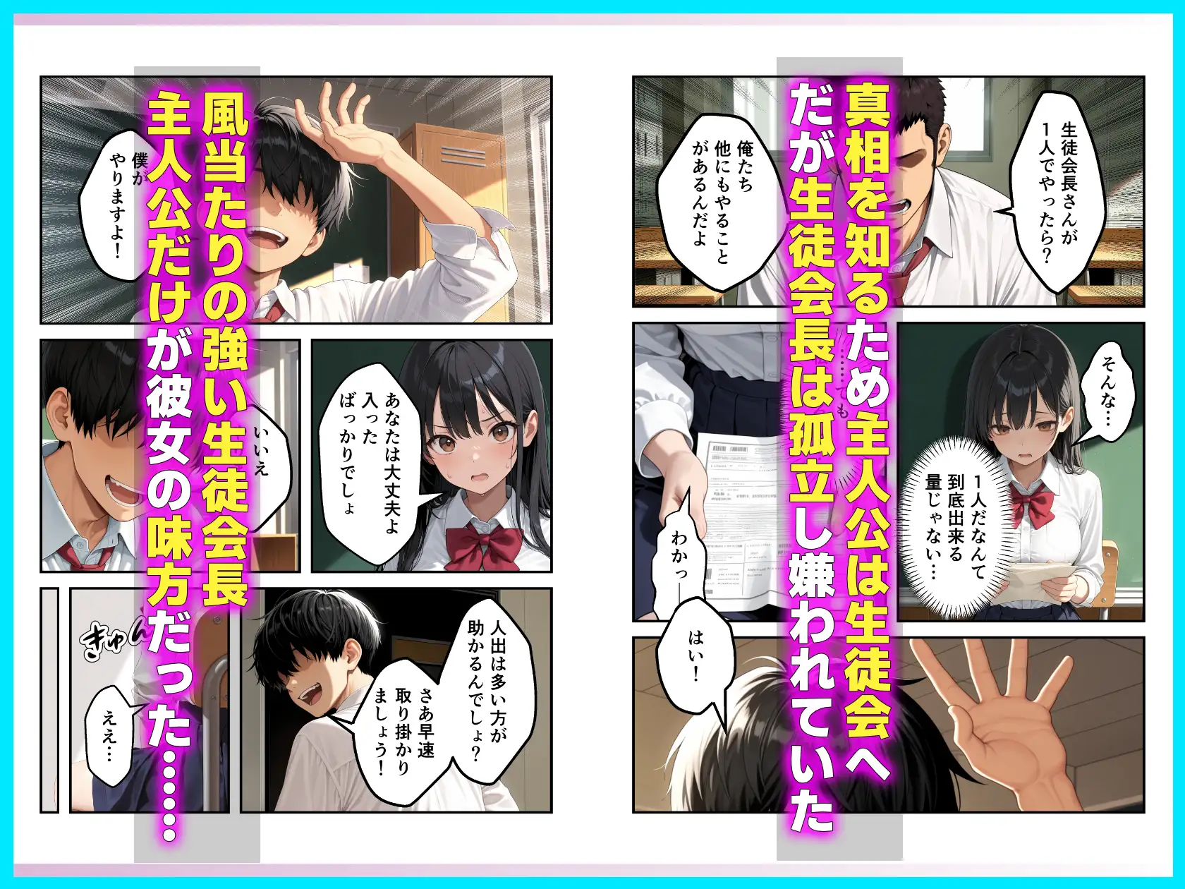 強気で嫌われ生徒会長は俺にだけあまあま_何度もイチャラブ生ハメセックス サンプル画像 2