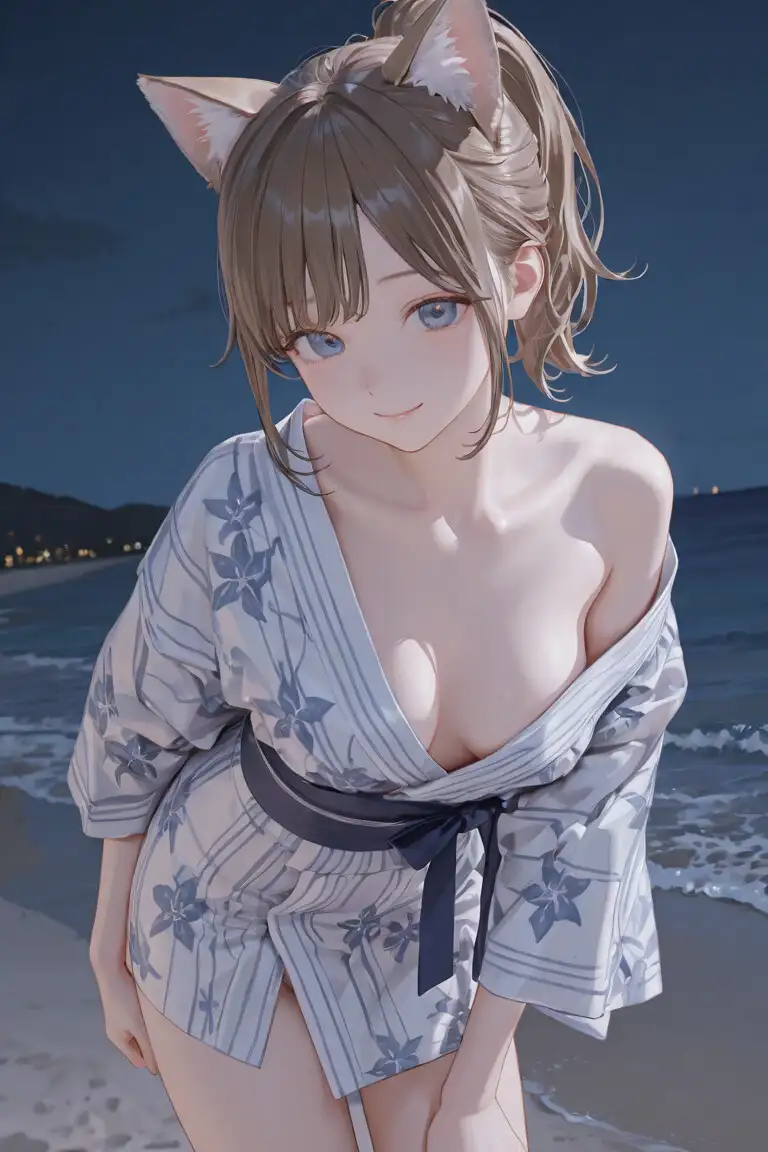猫耳娘と夏の思い出 サンプル画像 7
