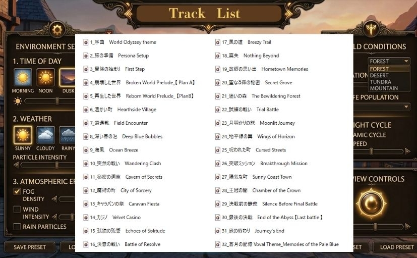 【ファンタジーRPG用音楽素材】 2th Album  - World Odyssey Music Pack - サンプル4