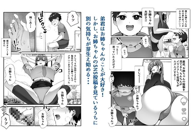 SNSでバズっている姉に筆おろししてもらう話 画像2