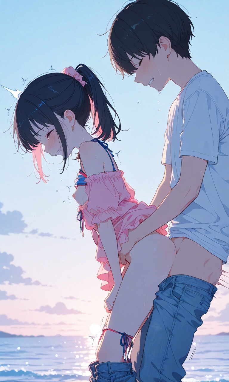 海だ!水着だ!セックスだ!【立ちバック水着美少女編】 画像3