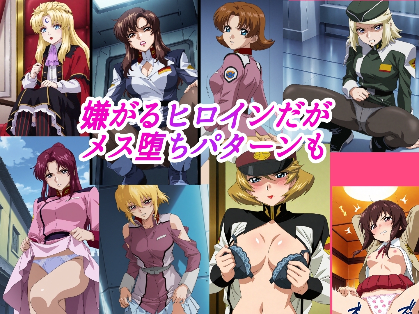 (ガン●ムSE●D)嫌な顔されながらおパンツ見せて中出しセックスで孕ませたい 画像3
