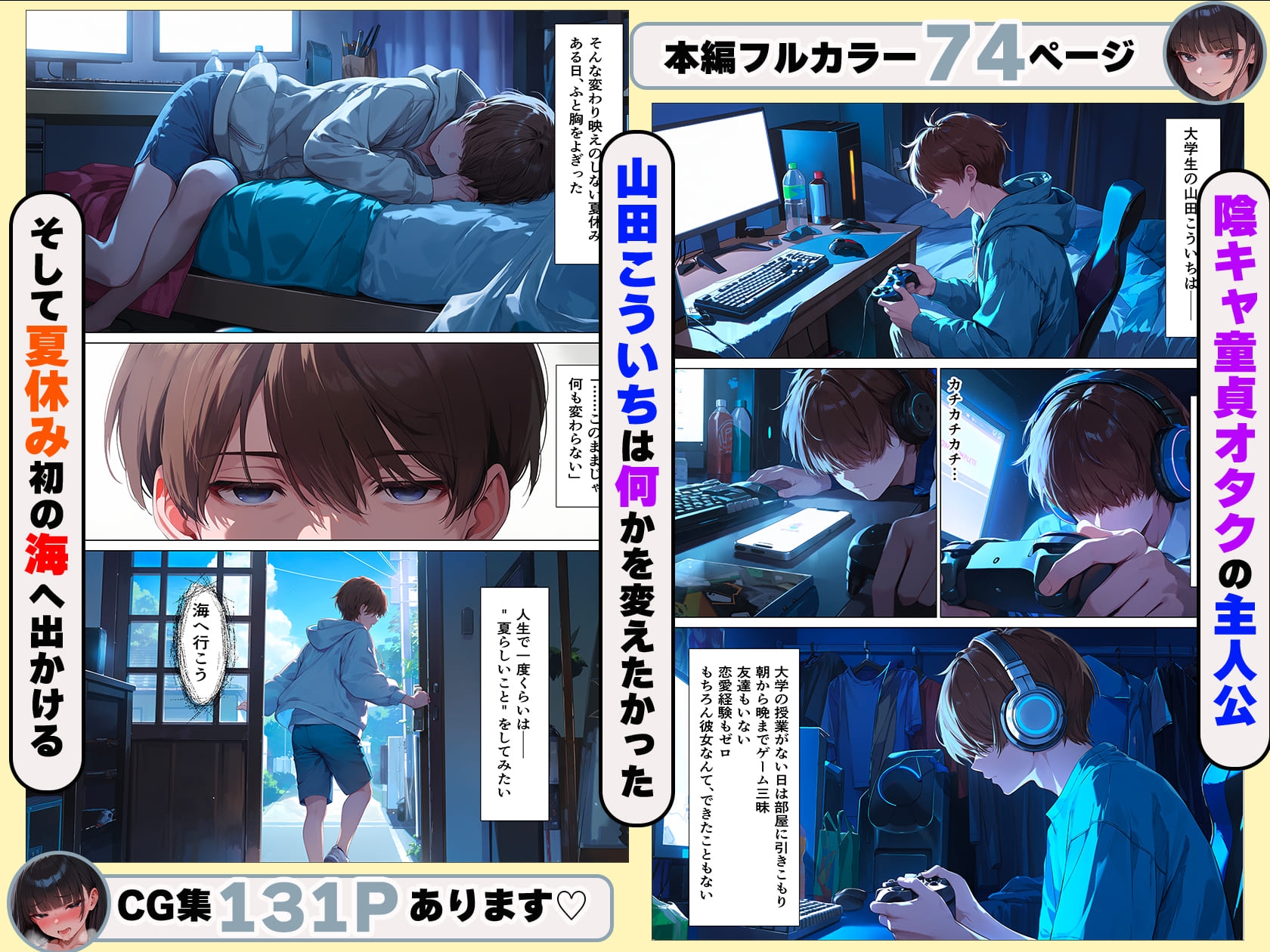童貞陰キャの僕が水着ギャルたちに筆おろししてもらった話 サンプル2