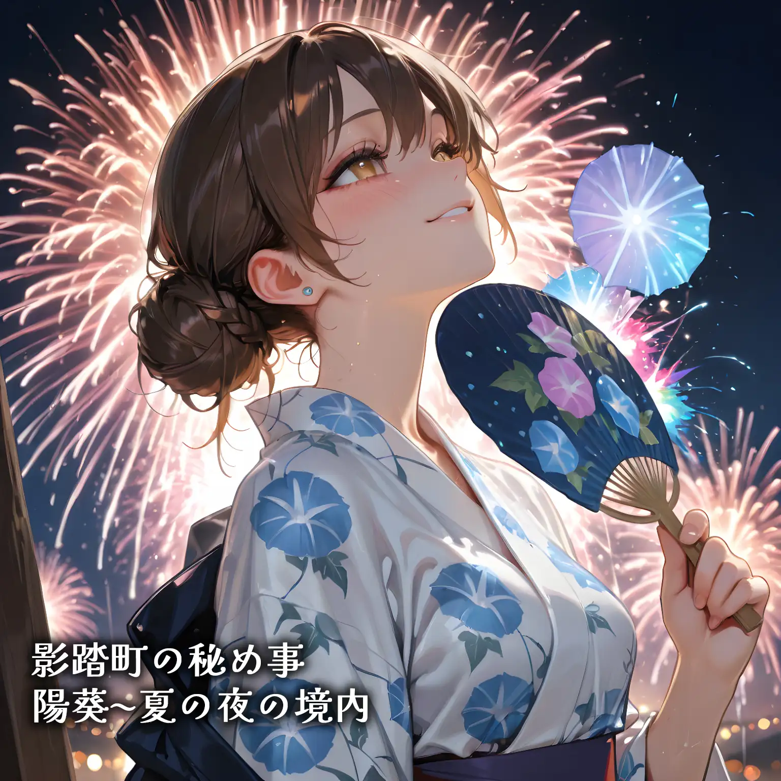 陽葵〜夏の夜の境内 サンプル画像 5