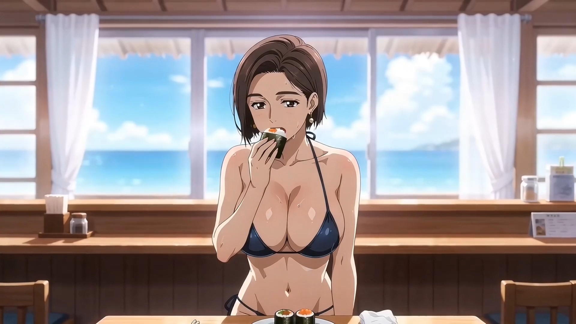 禁断の味⁉ 食べるくしゃみアニメーション！/ A Forbidden Taste⁉ An “Eating a Sneeze” Animation! サンプル10