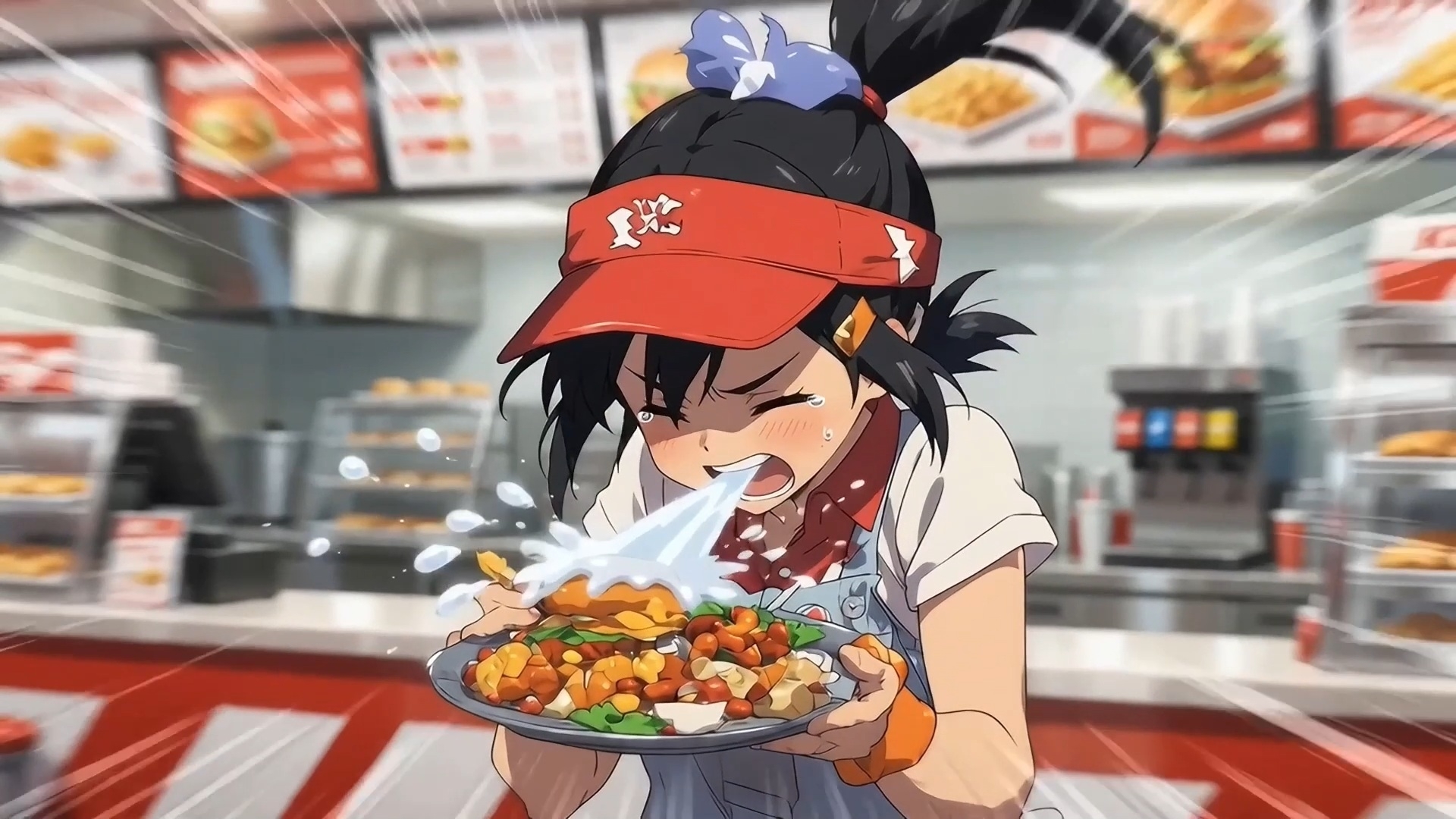 禁断の味⁉ 食べるくしゃみアニメーション！/ A Forbidden Taste⁉ An “Eating a Sneeze” Animation! サンプル3