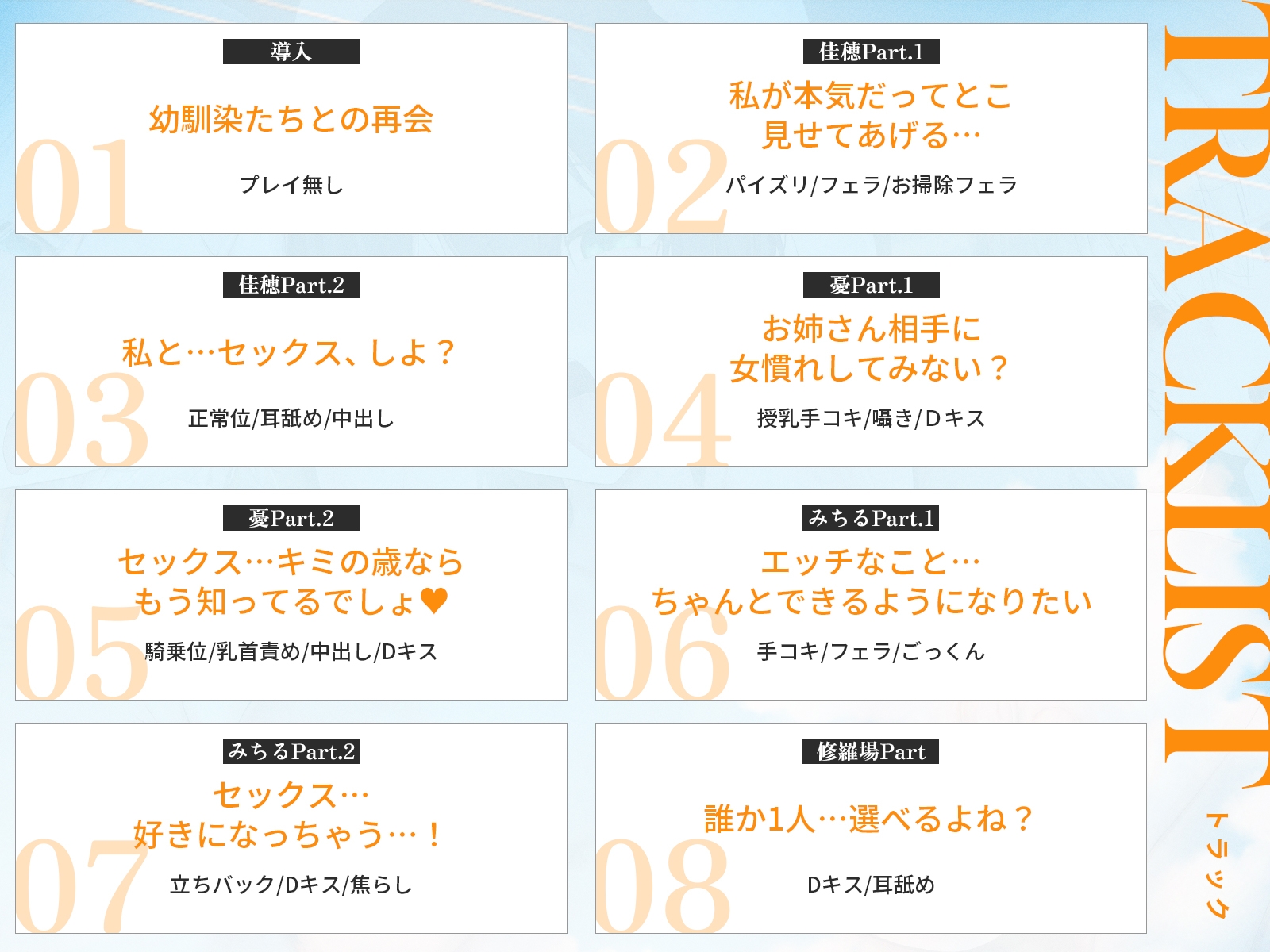 【早期特典】【5時間x3人】キミのことが大好きなエロ幼馴染×3 ~帰省した僕に会いに来た幼馴染全員に手を出した結果~ 画像8
