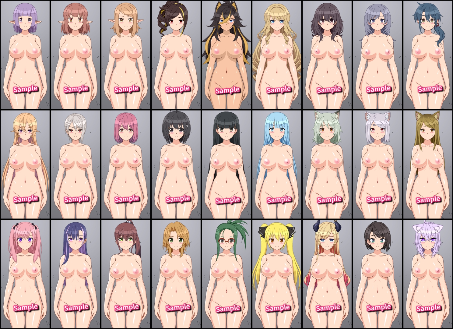 27人のパイパンヌードの女の子を「みつめえっち」したい人向けのCG集2026-ACHT- 画像2