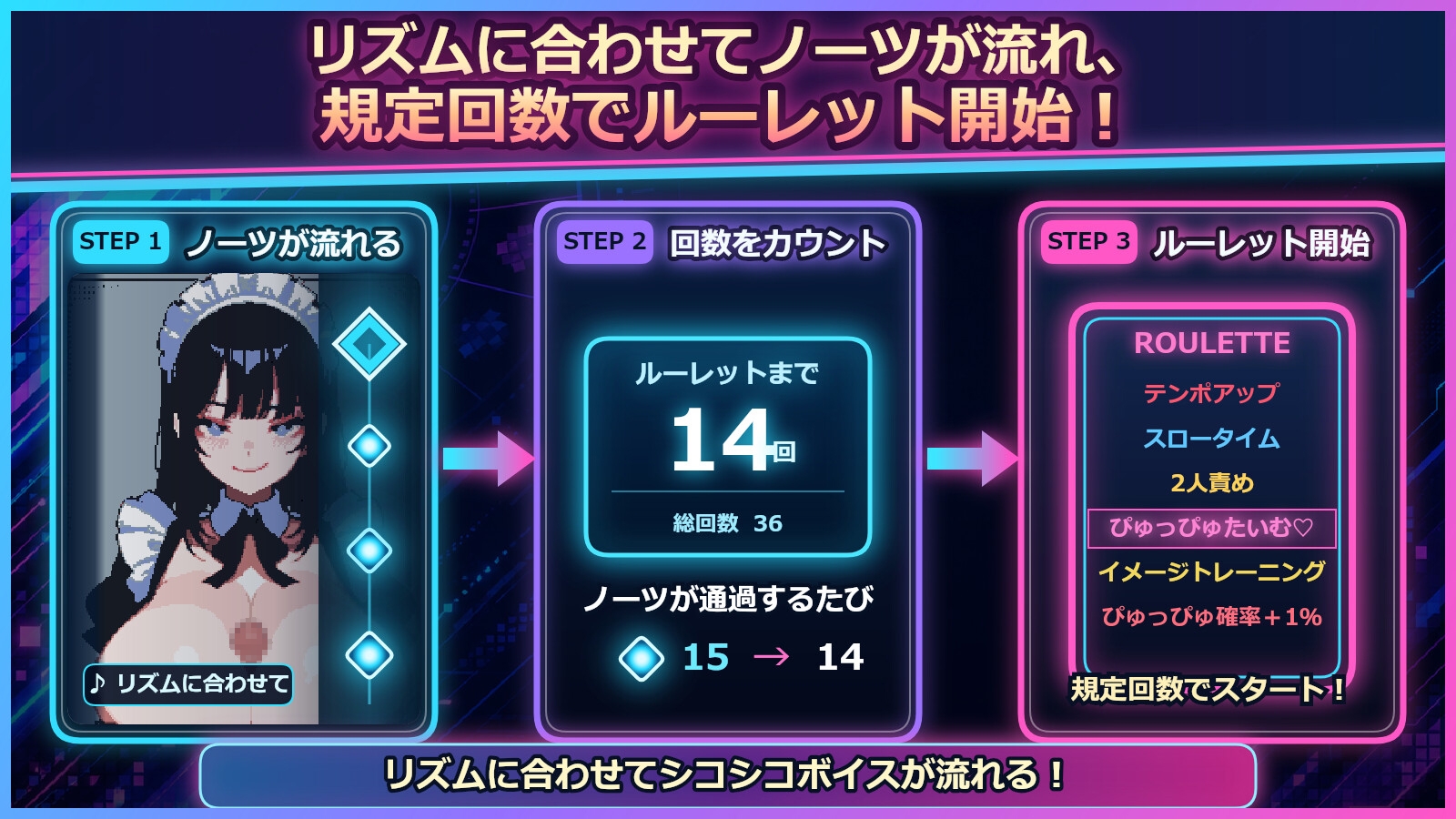 パイズリズム ～リズムに合わせてレッツシコシコ～ サンプル1