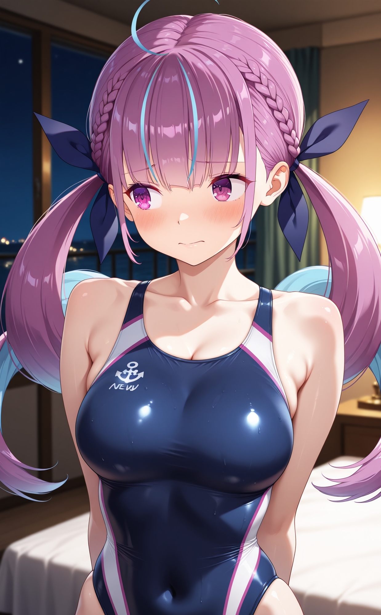 競泳水着部 湊あ◯あ編 画像1