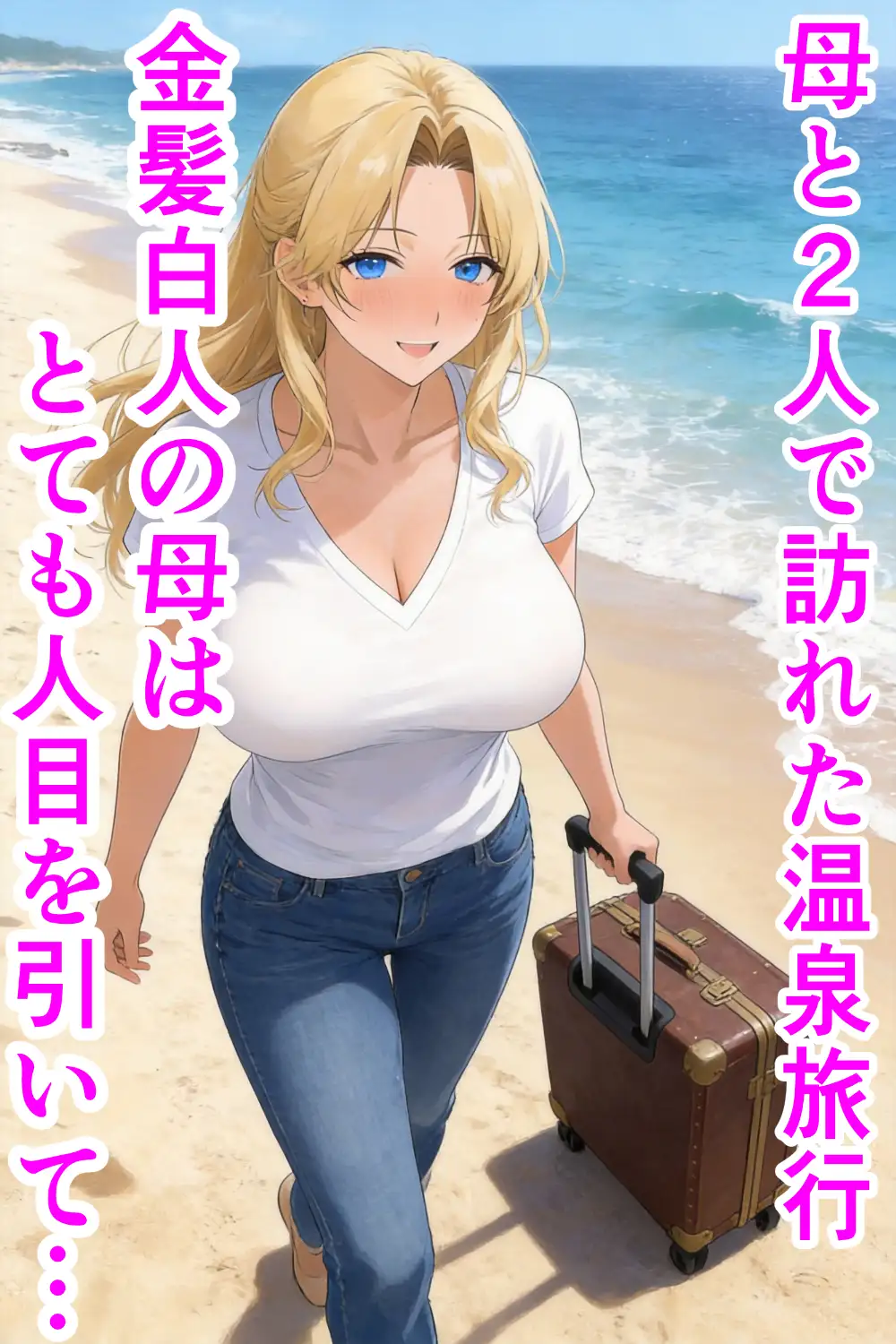 Mother…爆乳ブロンド白人ママ托卵受精温泉旅行 サンプル画像 2