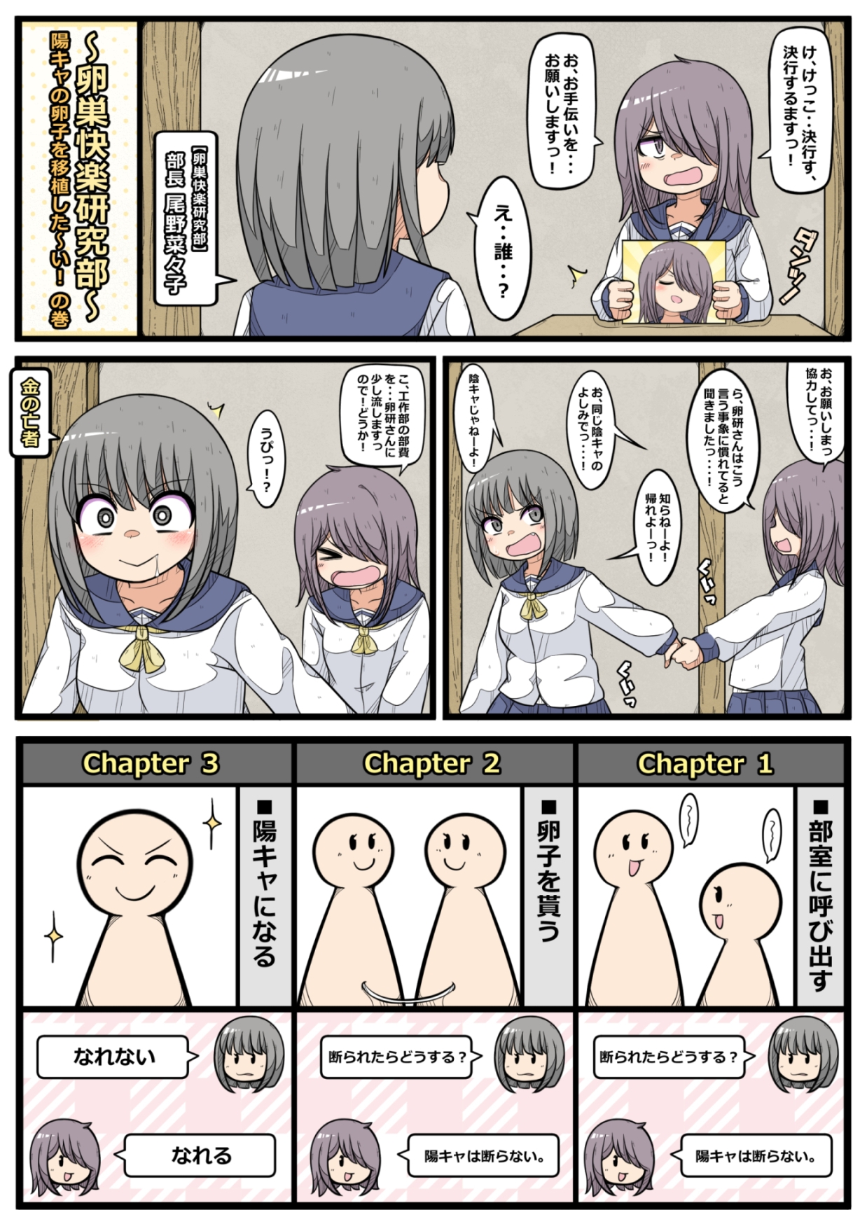 卵巣快楽研究部(6)～陽キャの卵子を移植した～い！の巻き～ 画像2