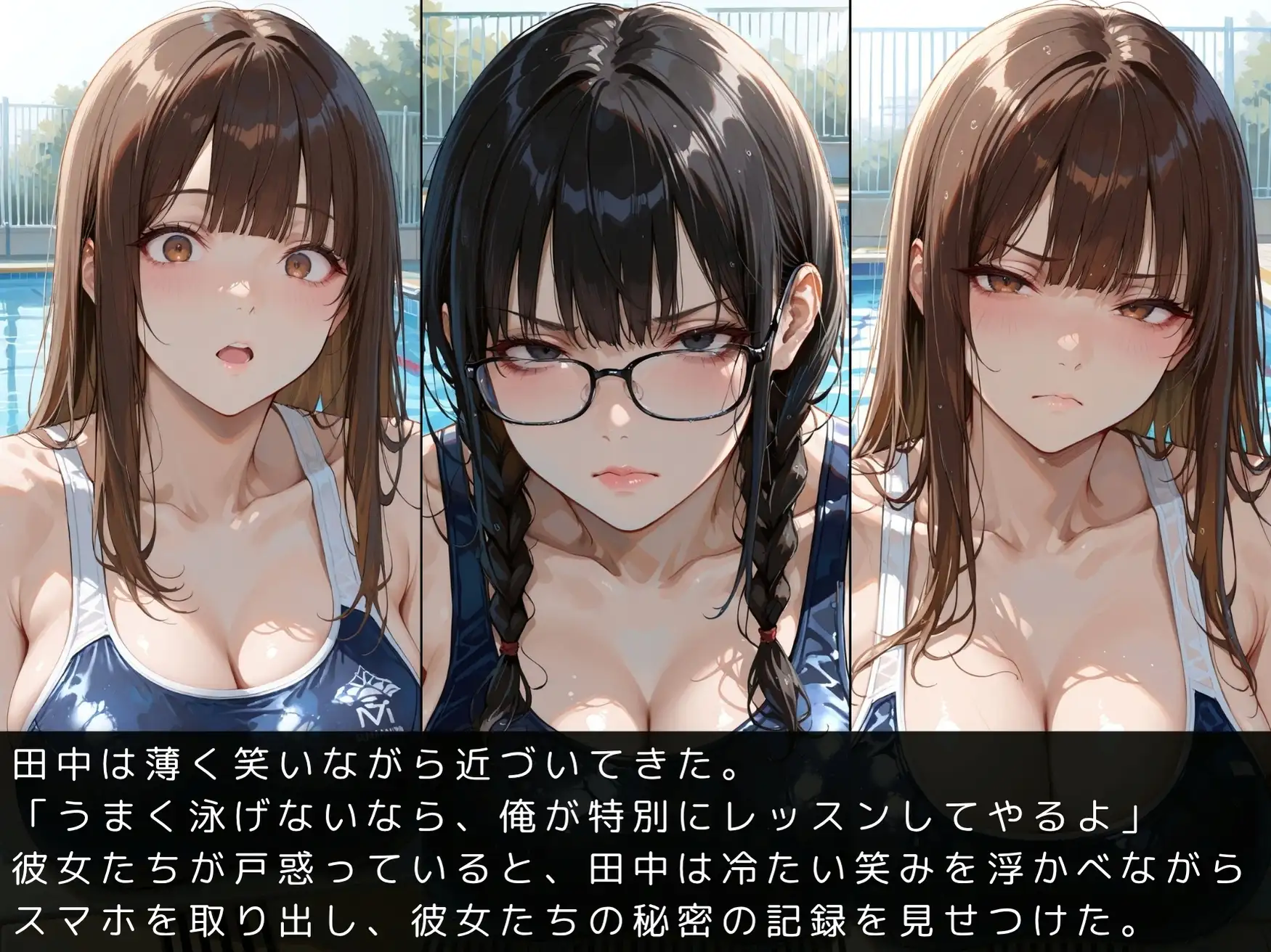放課後の性指導〜禁断の記録〜プール編 Vol.3 サンプル画像 5