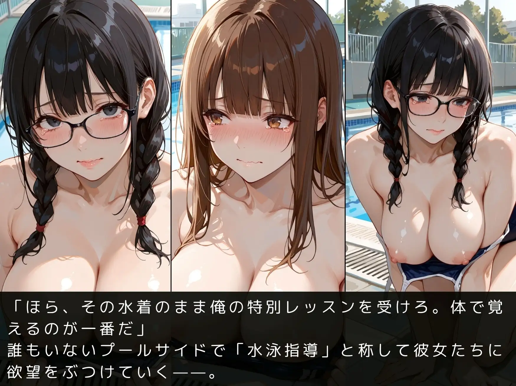 放課後の性指導〜禁断の記録〜プール編 Vol.3 サンプル画像 6