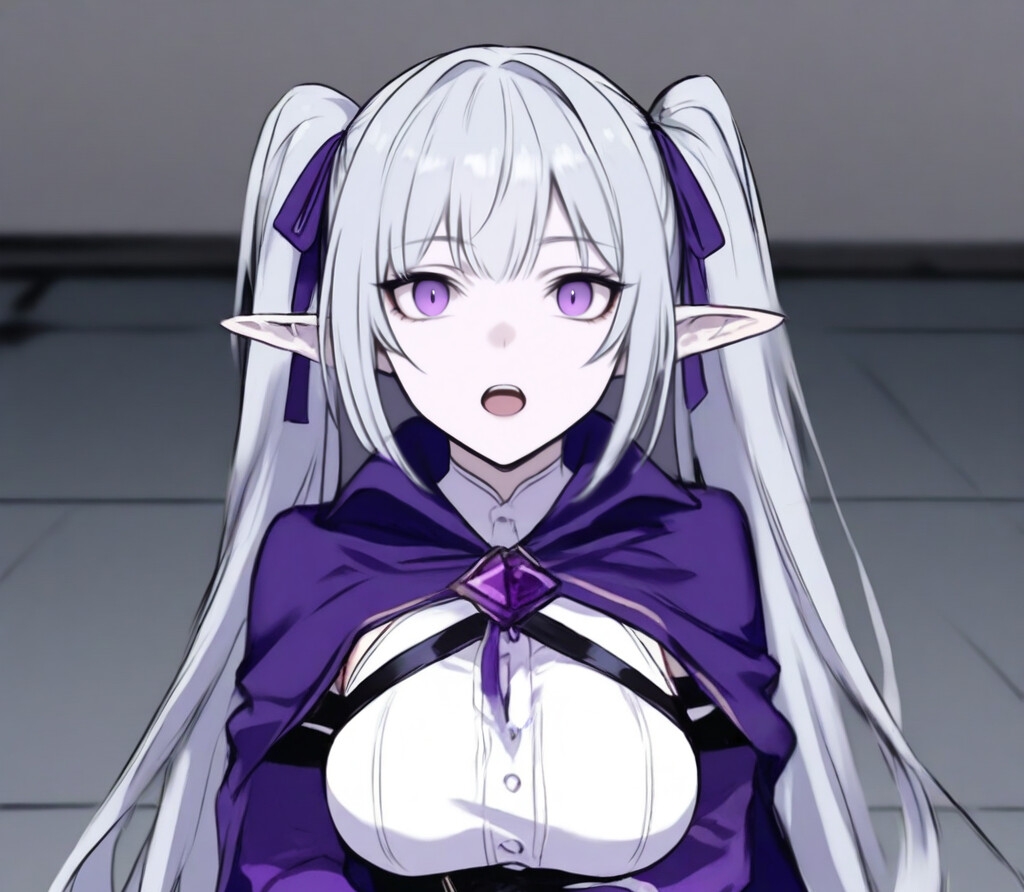 銀髪エルフの魔導姫 ゼルモリア -紫紺の微笑- 全58枚CG集 画像1