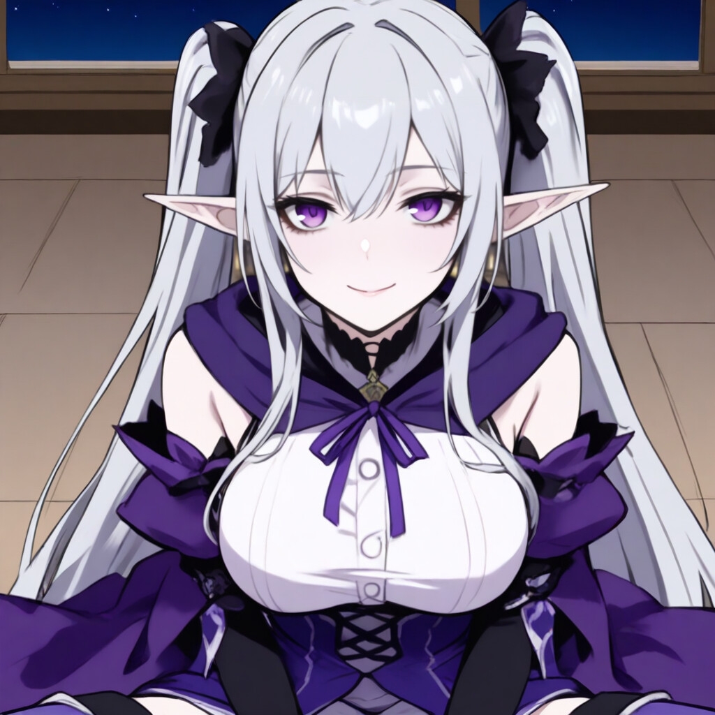 銀髪エルフの魔導姫 ゼルモリア -紫紺の微笑- 全58枚CG集 画像2