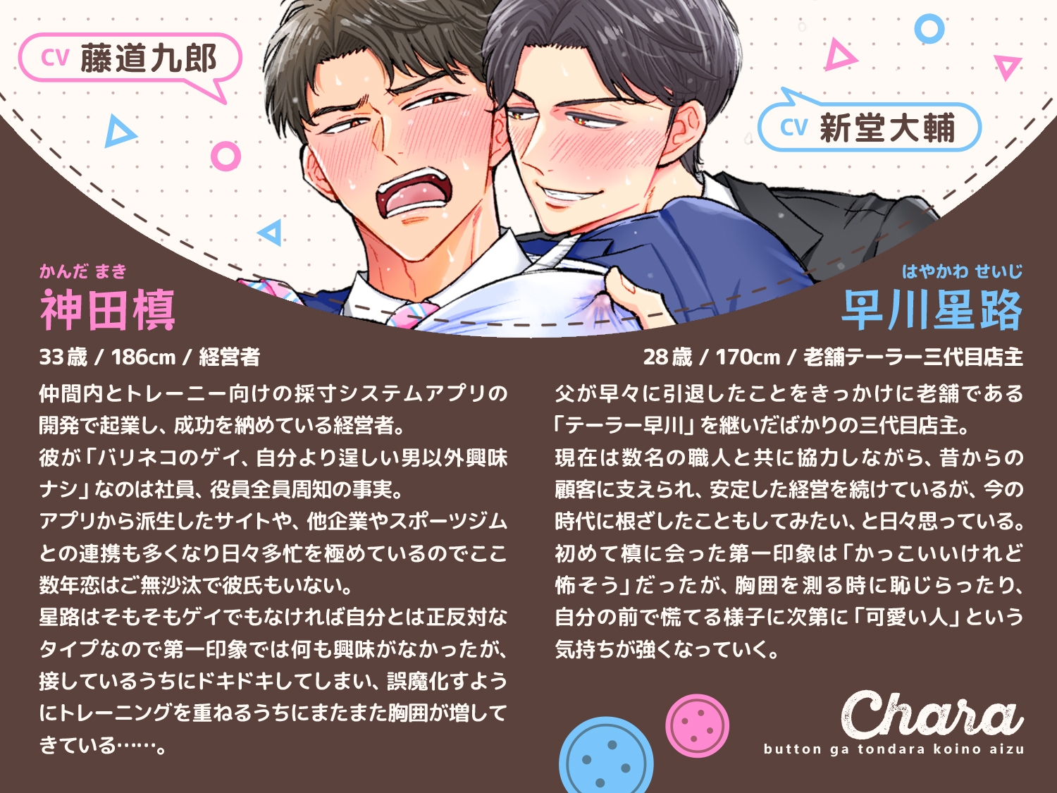 ボタンが飛んだら恋の合図〜爆乳バリネコ社長と歳下絶倫ノンケテーラーくん〜 サンプル2