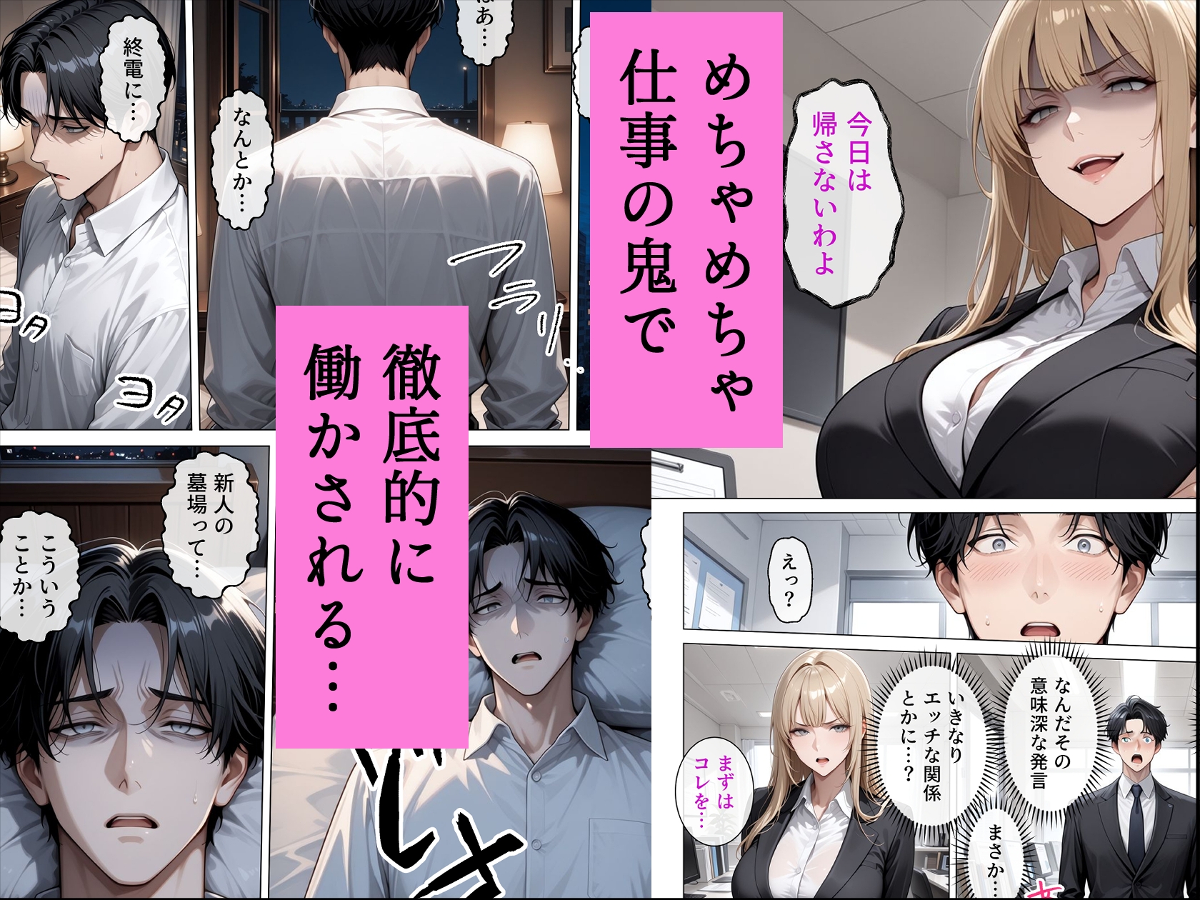 冷酷無比な女上司がらぶらぶエッチで中出し懇願 サンプル2