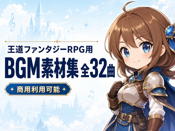 【商用利用可】王道ファンタジーRPG制作向けBGM素材集32曲