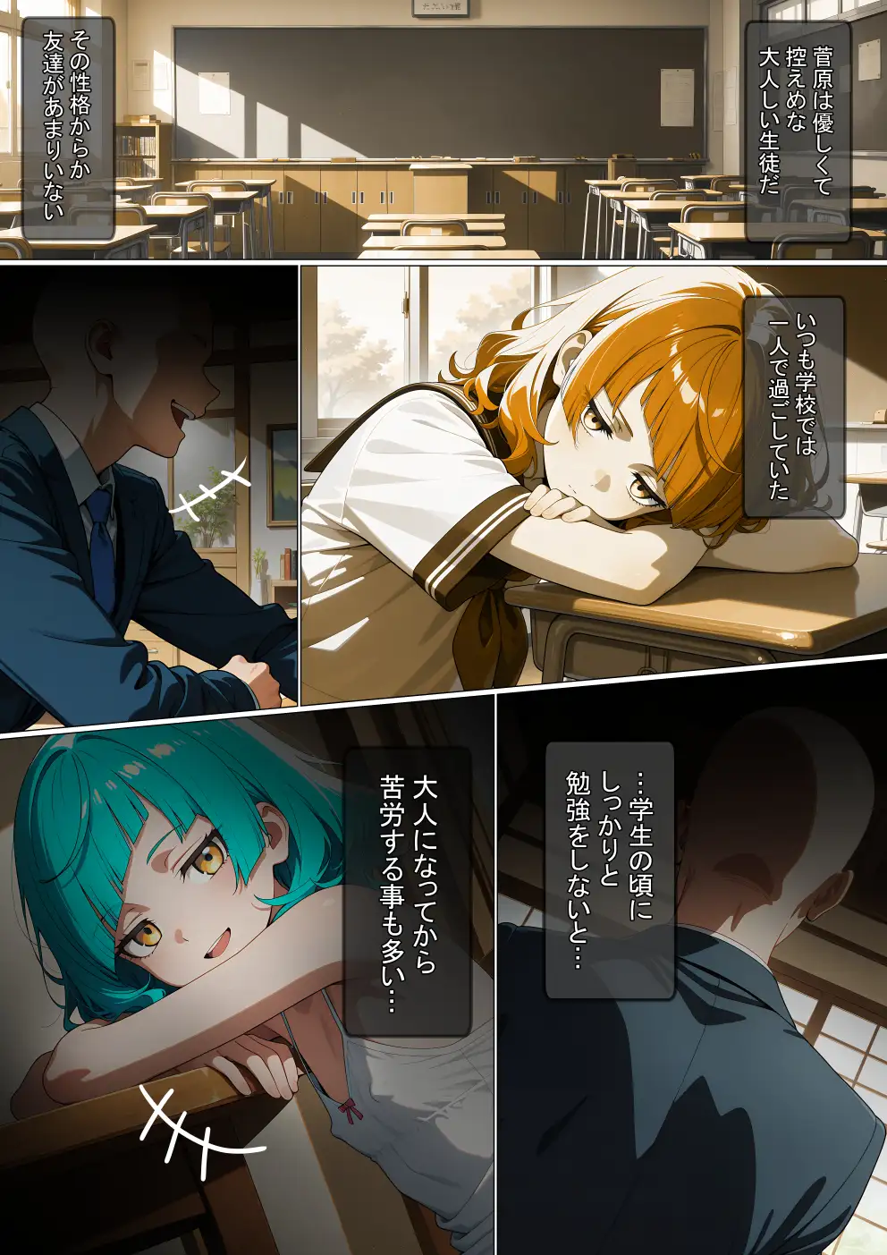 【漫画】不登校の生徒を壊した話 サンプル画像 3