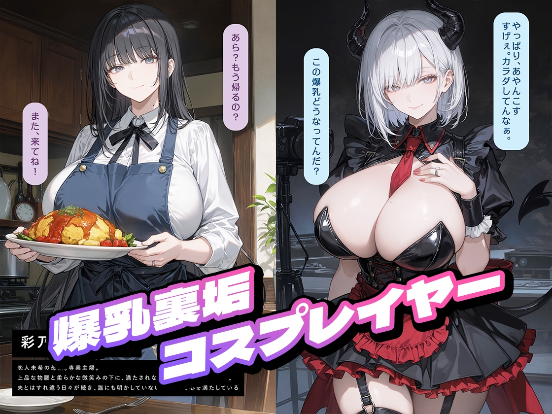 彼女のお母さんは爆乳裏垢コスプレイヤー 画像2