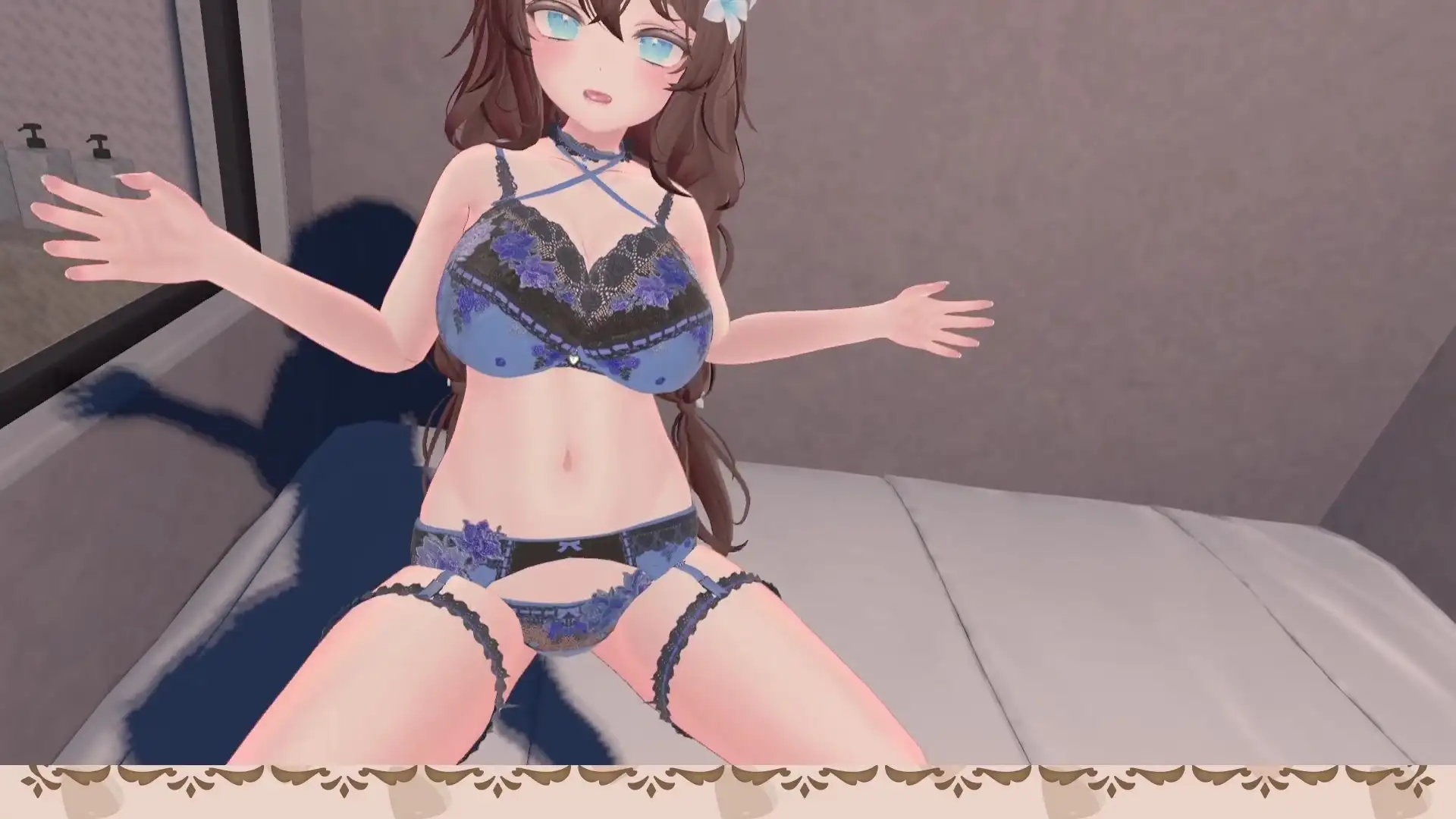 【フルトラChilloutVR】明日のお射精のために、おちんぽ1時間甘々責め！ 井栗まろん サンプル画像 2