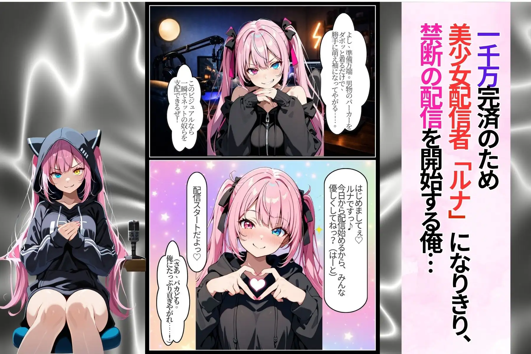 1000万の借金チートを配信したら、男の絶倫ピストンで脳まで雌堕ちさせられました サンプル画像 3