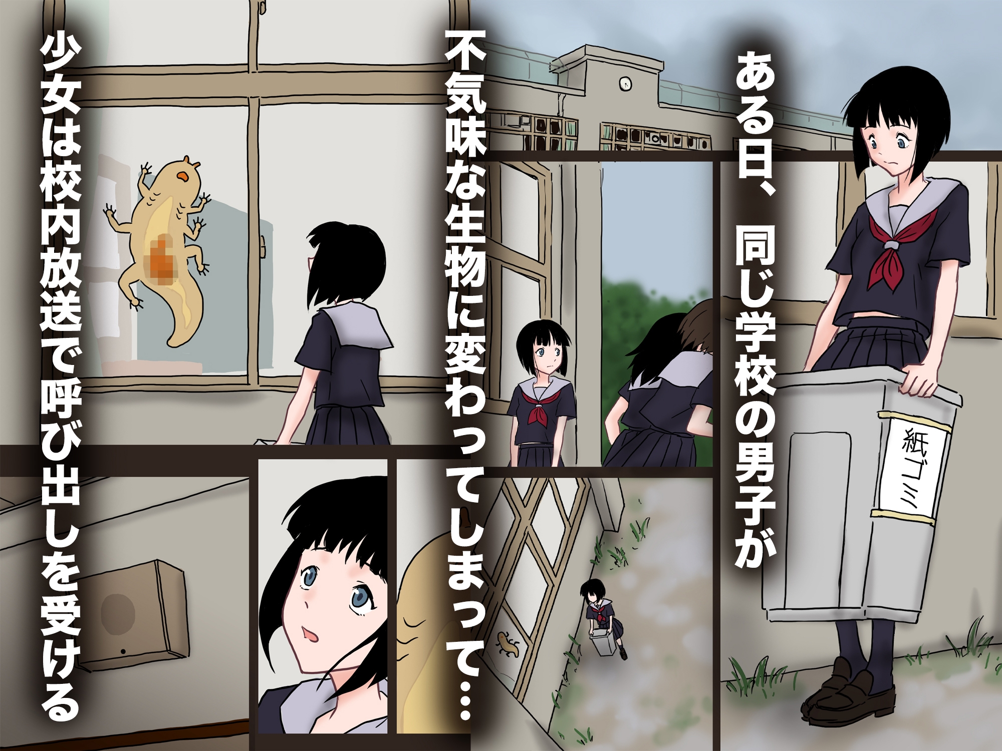 私、異形化した男子たちの精液処理係をしています 画像1