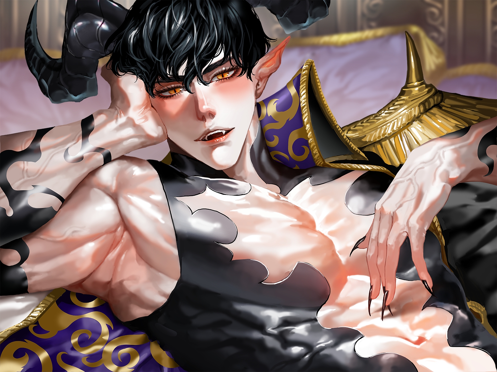 ヒミツのつよつよしゅきぴっぴ♡ ～魔王・ヴェルディオの場合～「二人で頭空っぽになるまで、いーっぱいハメハメ♡しような?♡」 [おふとんハムスター] | DLsiteがるまに 1