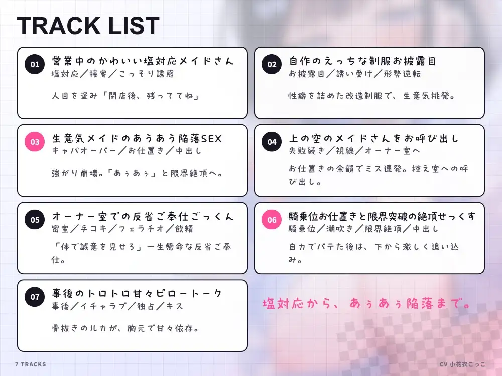 【ダウナーメイド】自作のえっちな改造制服でからかったら、ドSなオーナーにたっぷり分からせられました。〜最弱サブカルメイドのあぅあぅ陥落記録〜 サンプル画像3