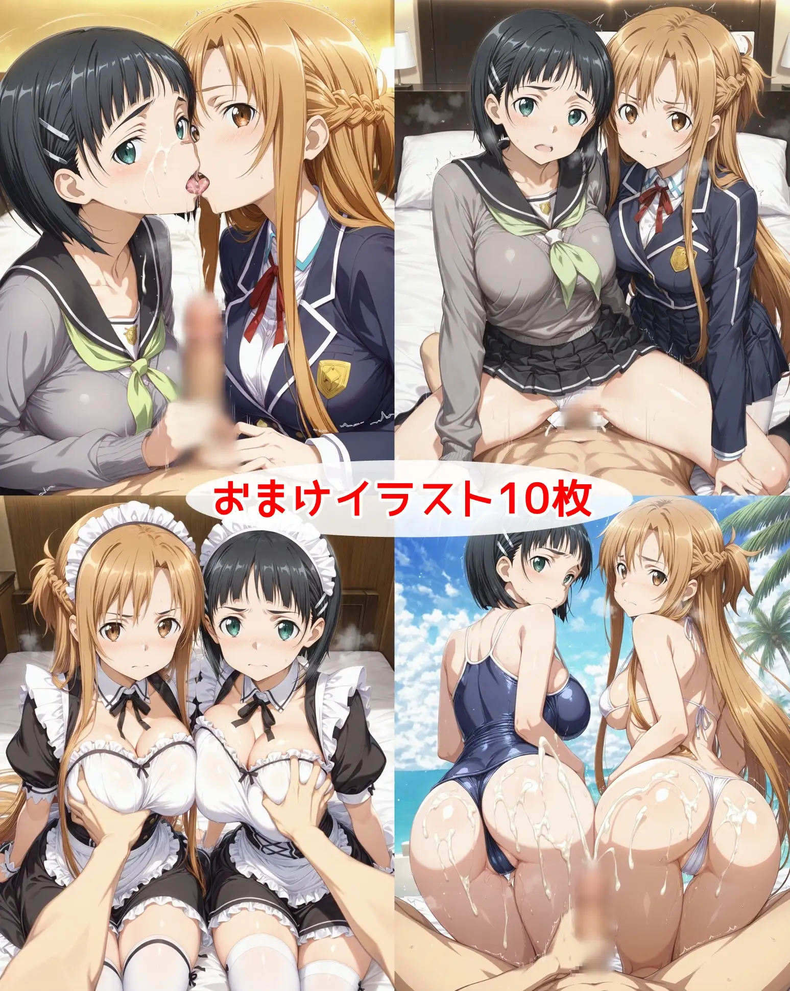 ヤリチン専用オナホに堕ちた明〇奈＆直〇 サンプル画像 3