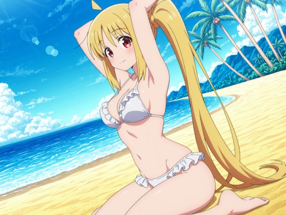 水着でおねショタ 「ぼっち・○・ろっく！伊○知虹夏」