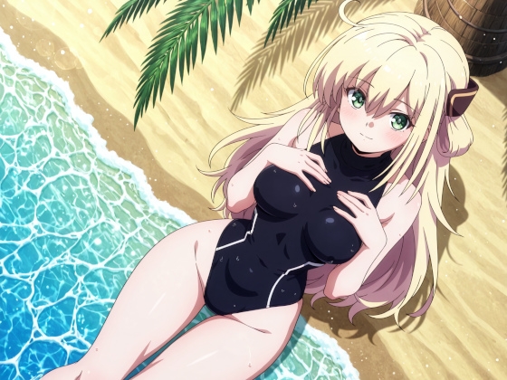 水着でおねショタ 「遊○王 閃刀姫-○イ」
