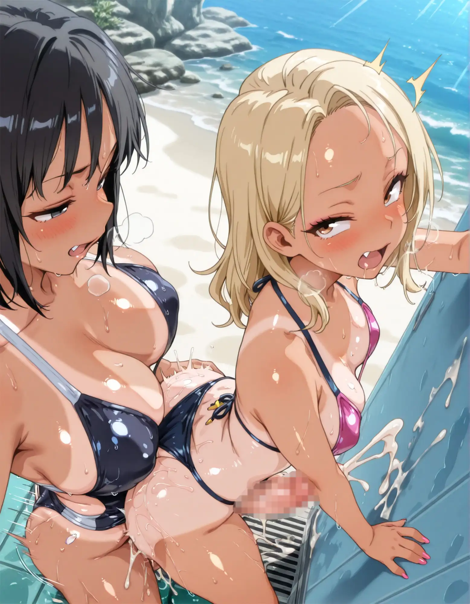 海辺のふたなりギャルズ サンプル画像 6