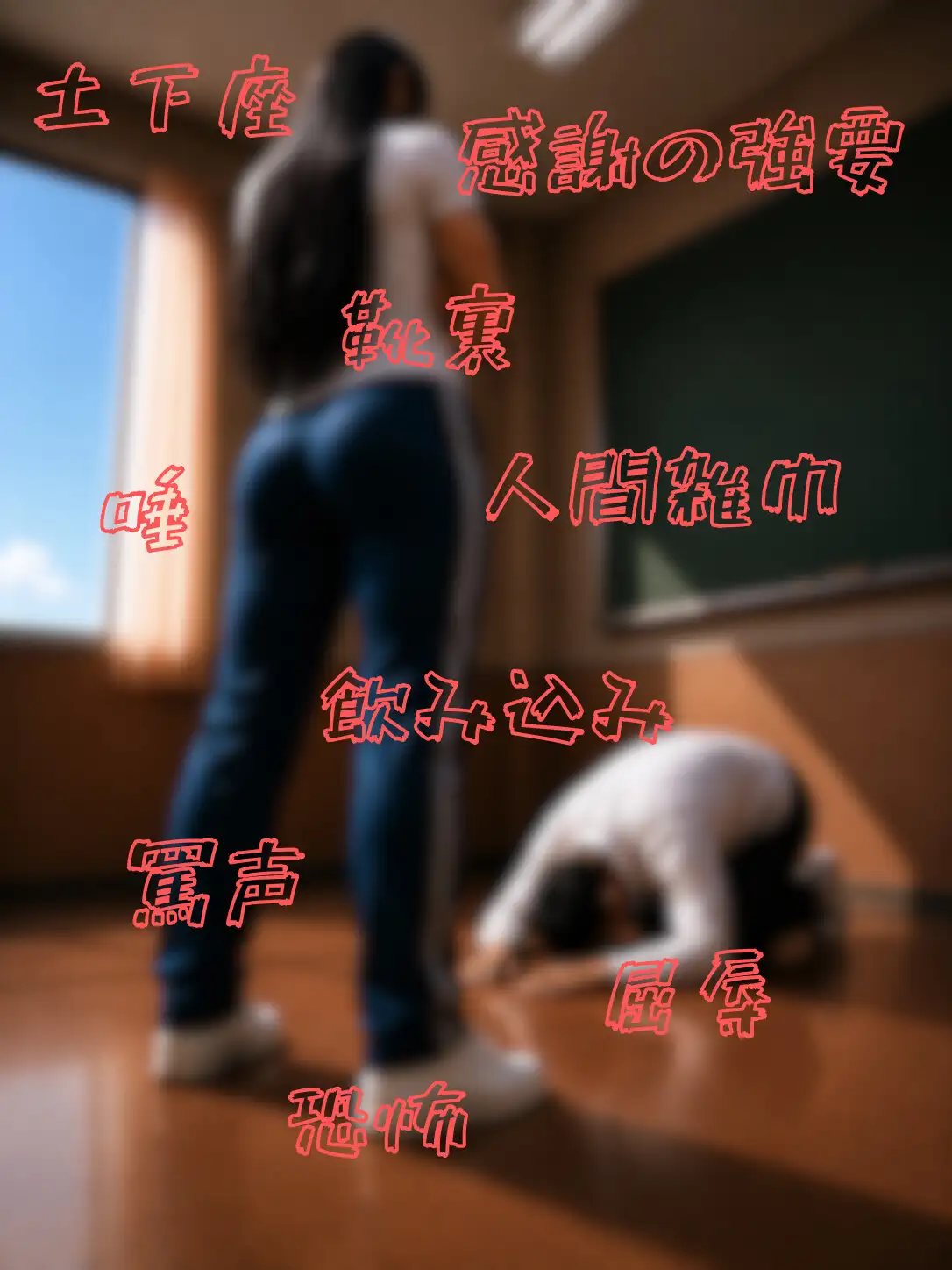 女子からの圧倒的な暴力にひれ伏す男子 総集編 サンプル画像 4