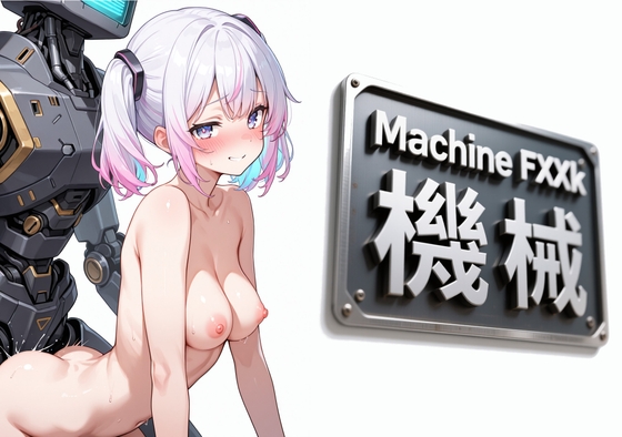 AI美少女を機械姦する動画