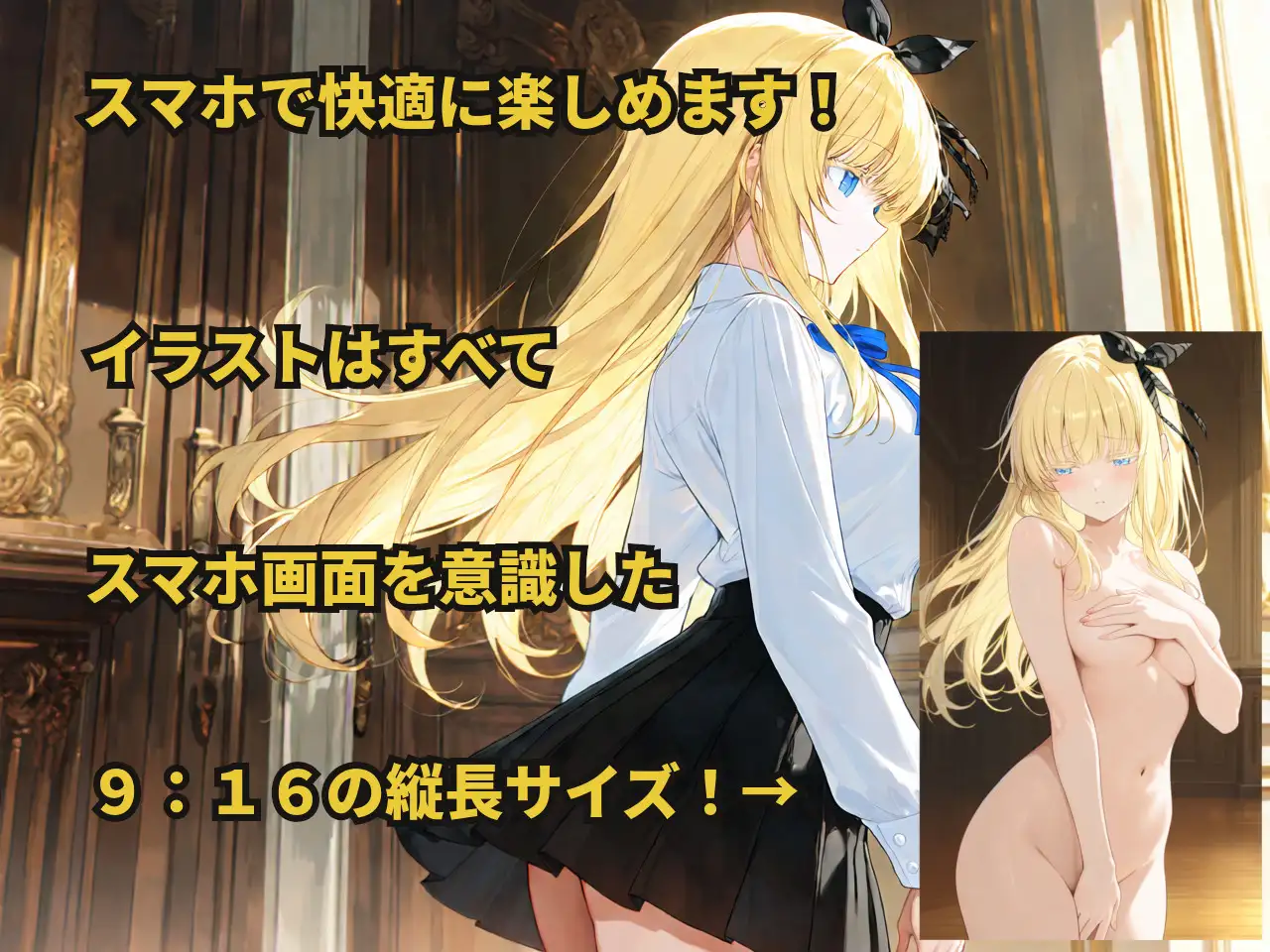 憧れの金髪お嬢様なクラスメイトが別荘で三日間ひとりきりになると知ったあなたは…… サンプル画像 2