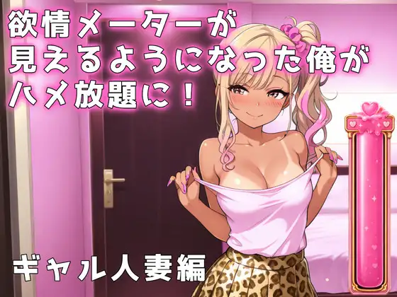欲情メーターが見えるようになった俺がハメ放題に！ギャル人妻編 ジャケット画像