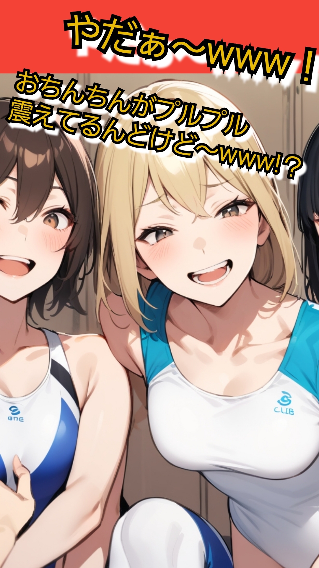 いじめっ娘倶楽部のSPHボイス 晒される短小包茎おちんちん·水泳部編 【第1話】屈辱羞恥のおちんちん撮影会