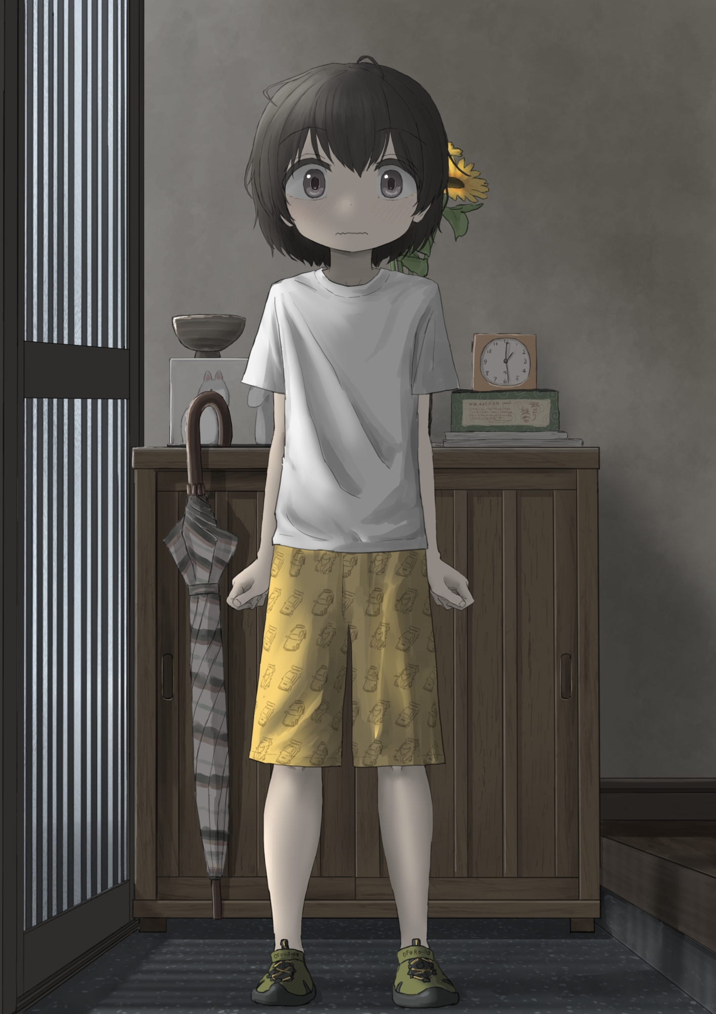 変身願望のあるケモノ趣味の男の子が家族の留守中にこっそり女装ケモノボディペイントを楽しむはずだった話 画像2